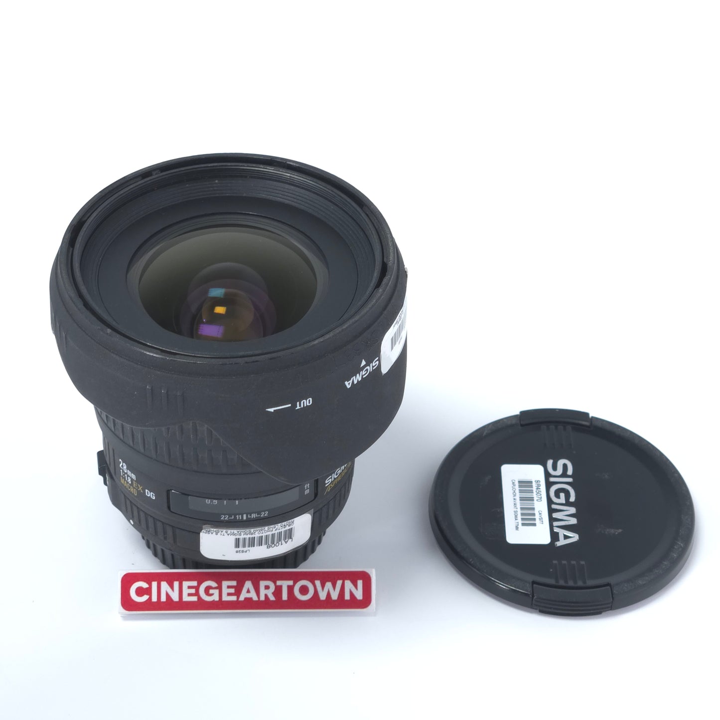 SIGMA 28mm T1.8 ASPHERICAL MACRO PHOTO LENS