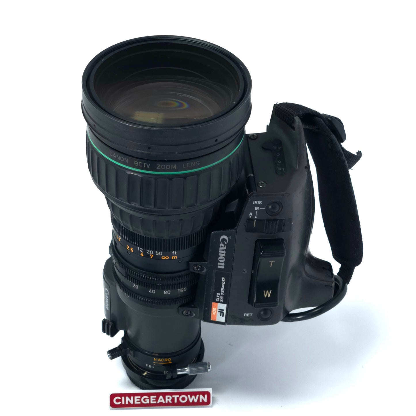 CANON J20ax8B4 IRS ZOOM LENS – 2/3" B4 MOUNT – 20X ZOOM