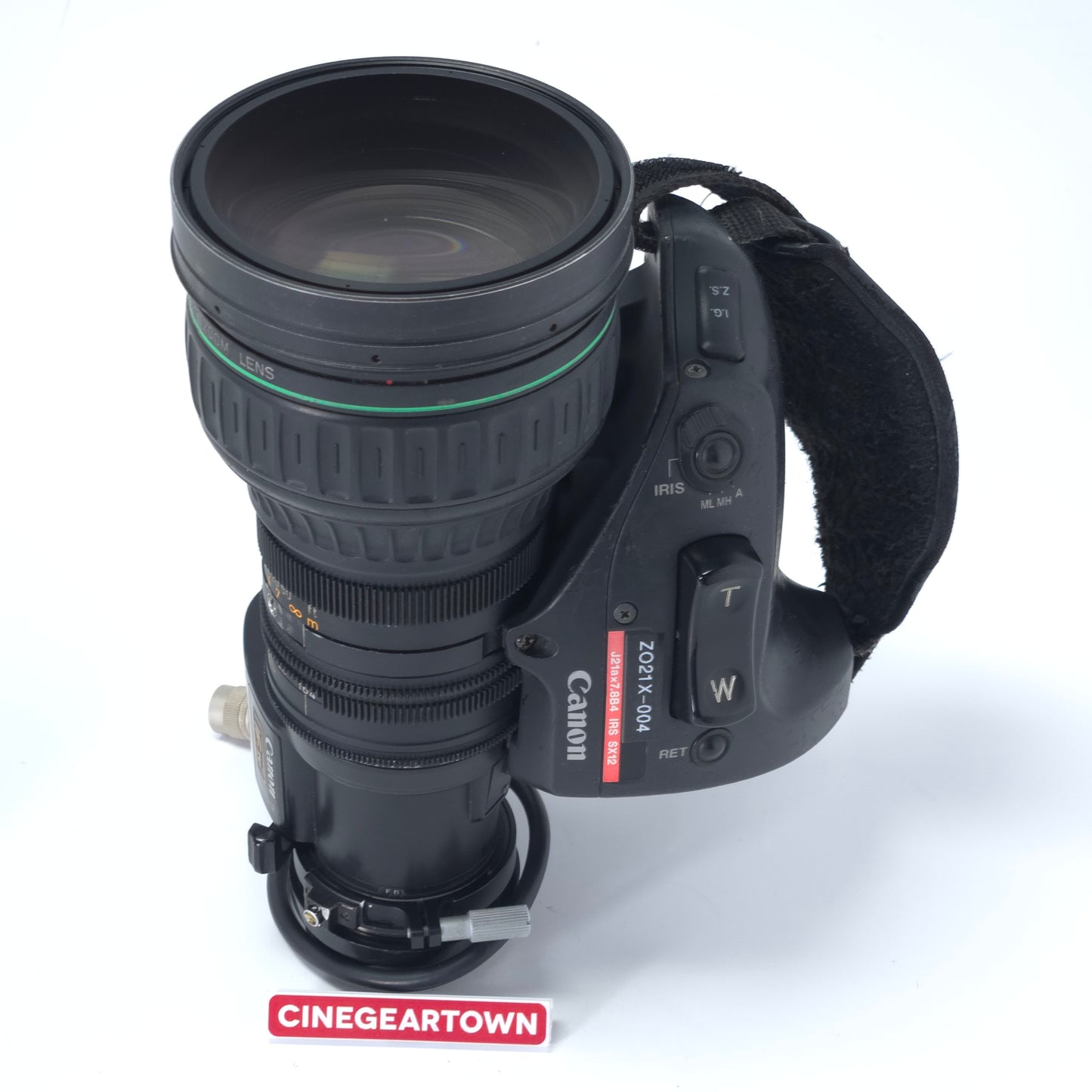 CANON J21ax7.8B4 IRS WRS ZOOM LENS – 2/3" B4 MOUNT – 21X ZOOM