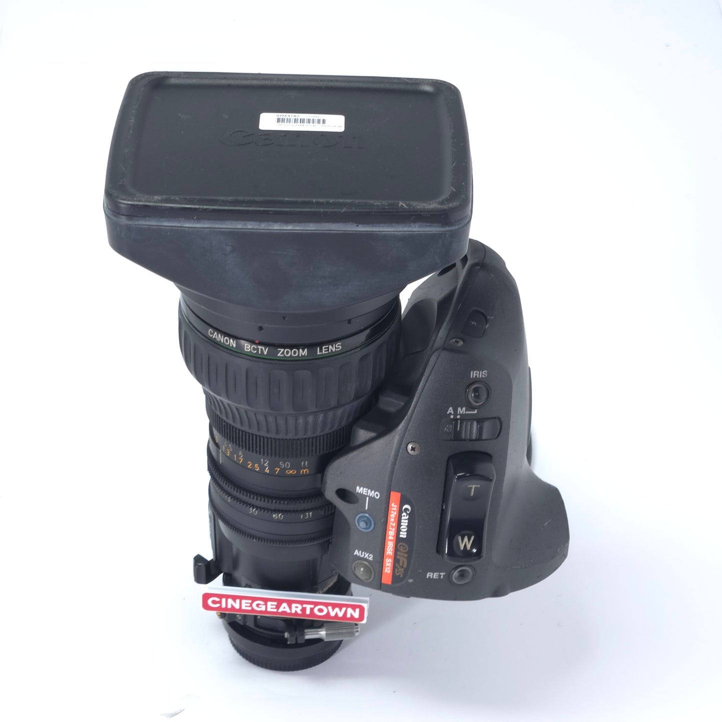 CANON HJ17x7.7B IRSE ZOOM LENS – 2/3" B4 MOUNT – 17X ZOOM