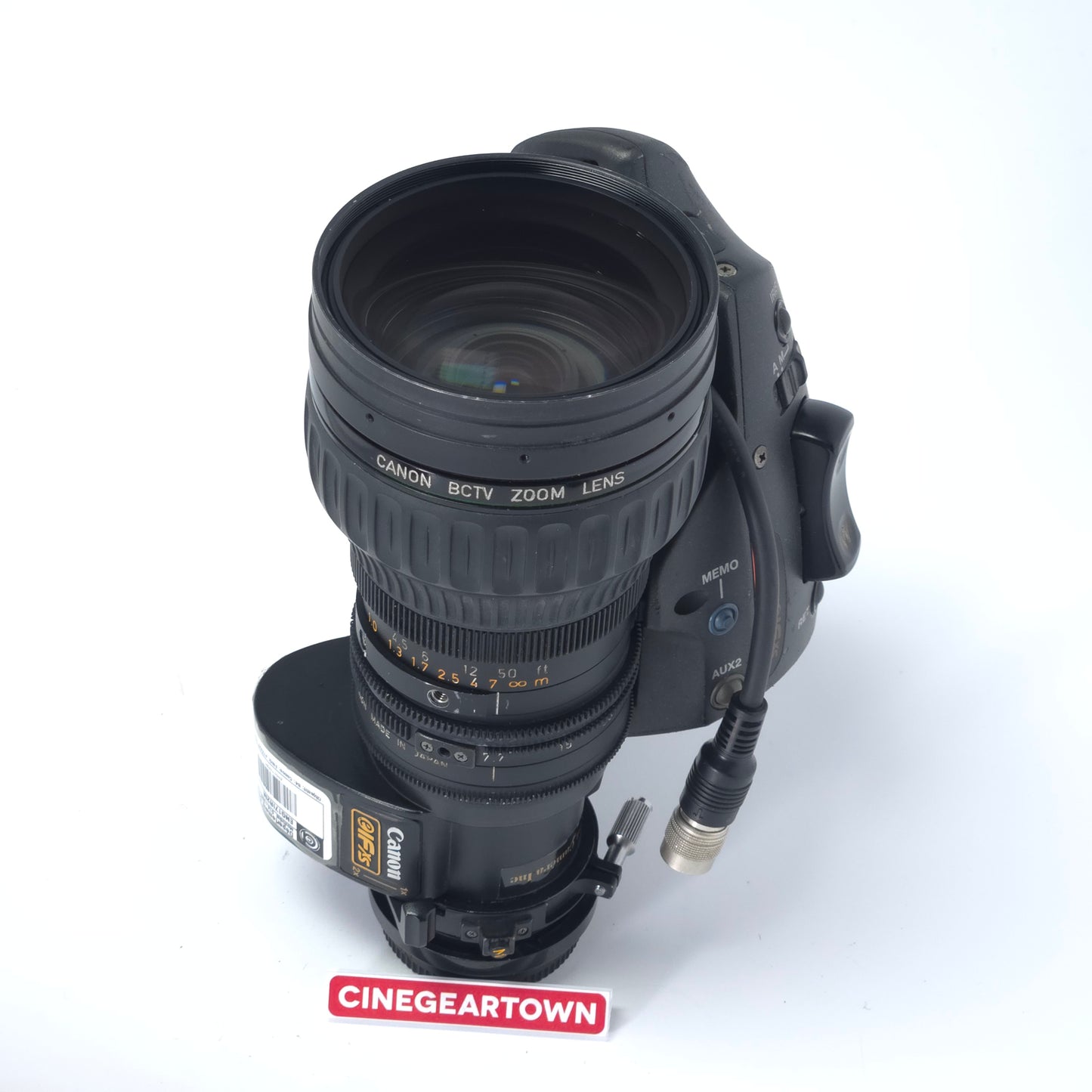 CANON HJ17x7.7B IRSE ZOOM LENS – 2/3" B4 MOUNT – 17X ZOOM