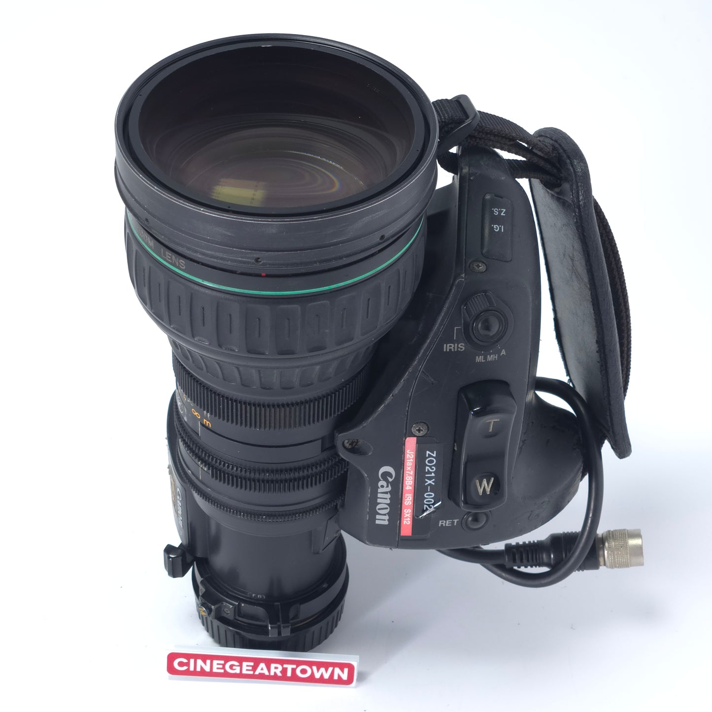 CANON J21ax7.8B4 IRS WRS ZOOM LENS – 2/3" B4 MOUNT – 21X ZOOM