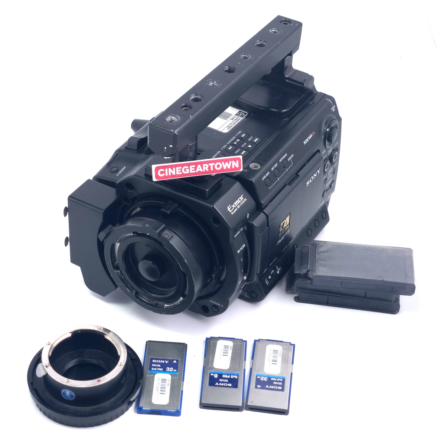 CAMERA SONY PMW-F3L – Version 1.45 / 1857h – No Lens Data (Broken Contact Pins)