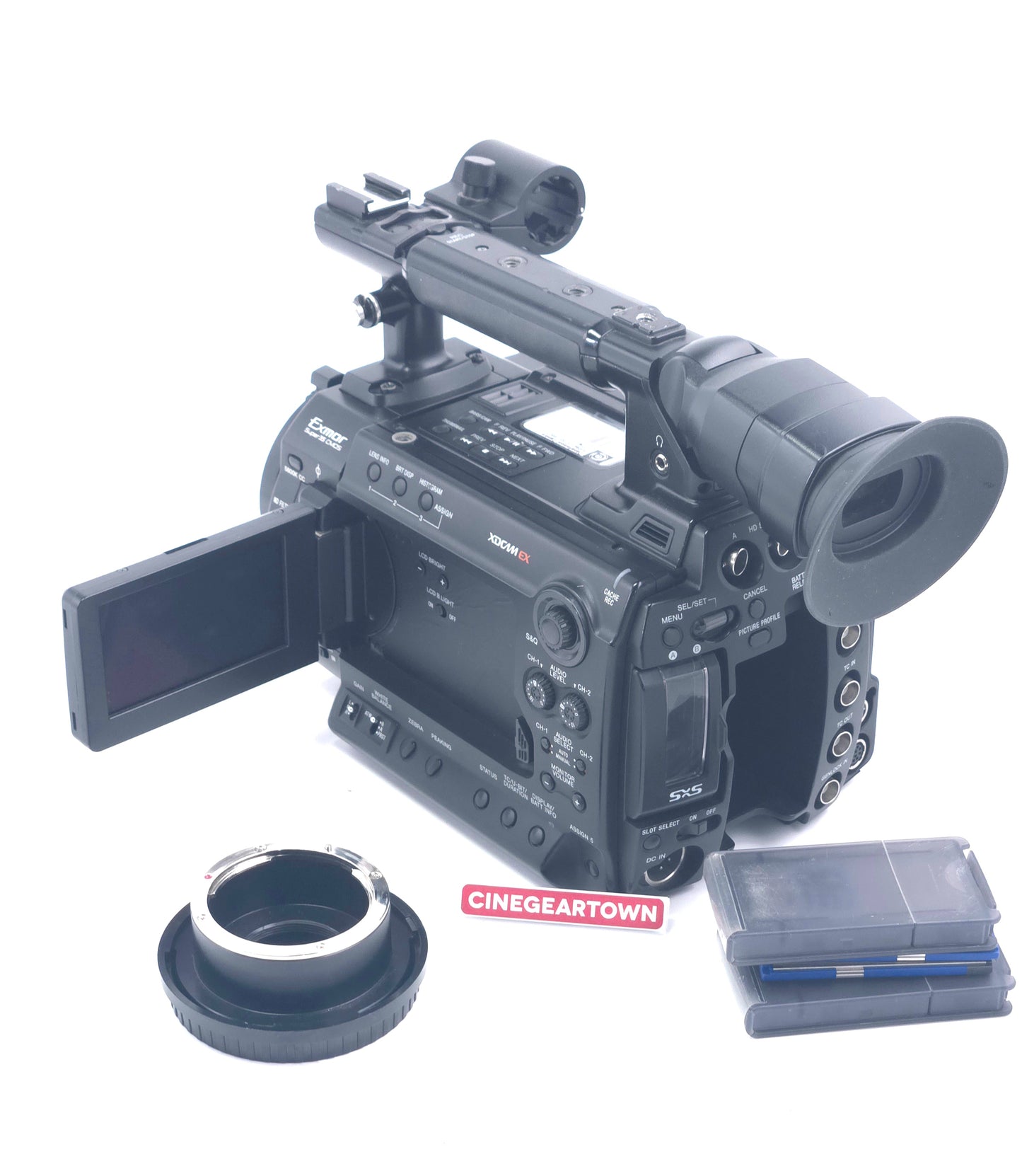 CAMERA SONY PMW-F3L with Viewfinder – Version 1.45 / 888h – EF Adapter Included