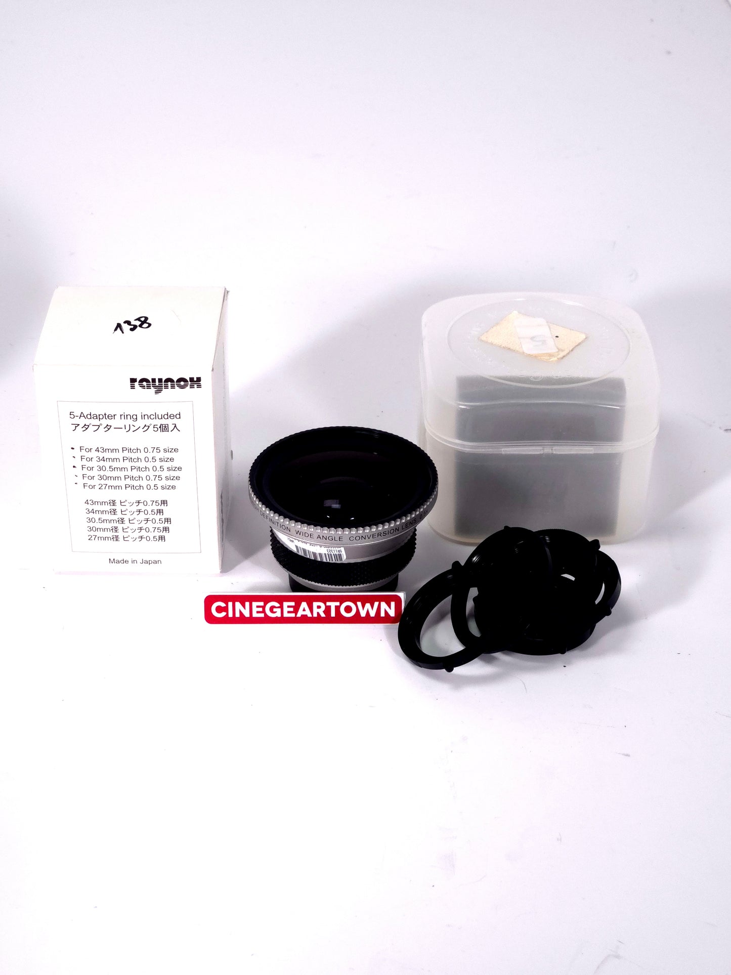 RAYNOX HD-5050PRO HD WIDE ANGLE CONVERSION LENS – 0.5X