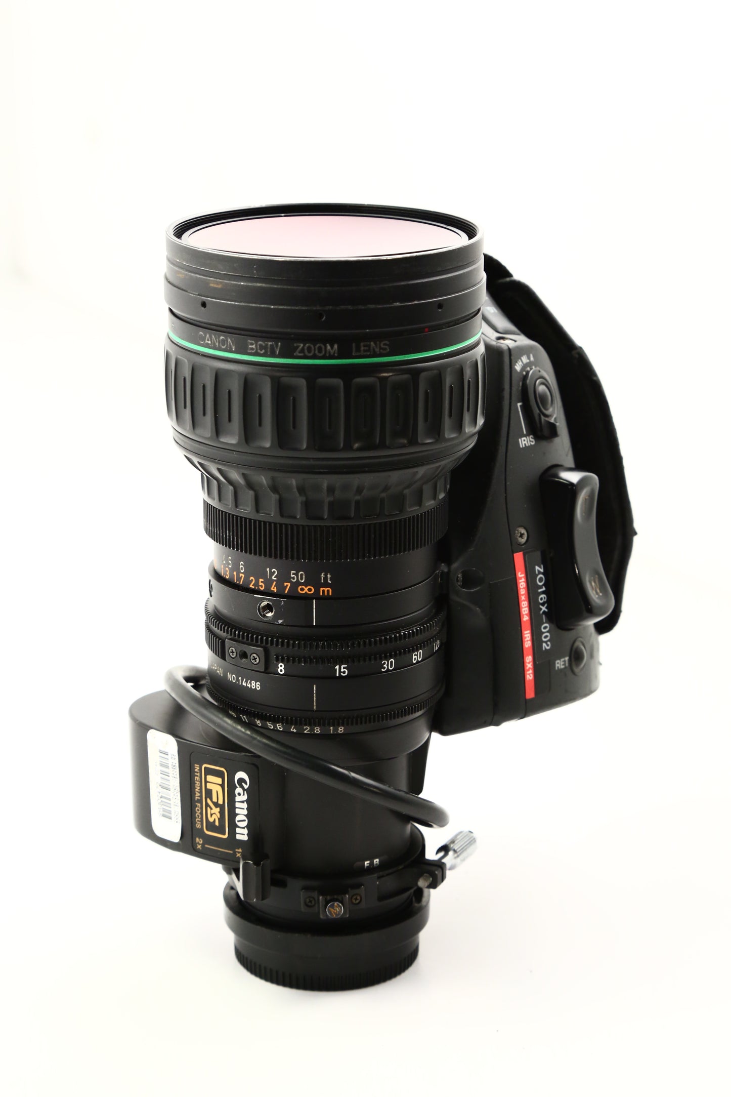 CANON J15ax8B4 IRS ZOOM LENS – 2/3" B4 MOUNT – 15X ZOOM