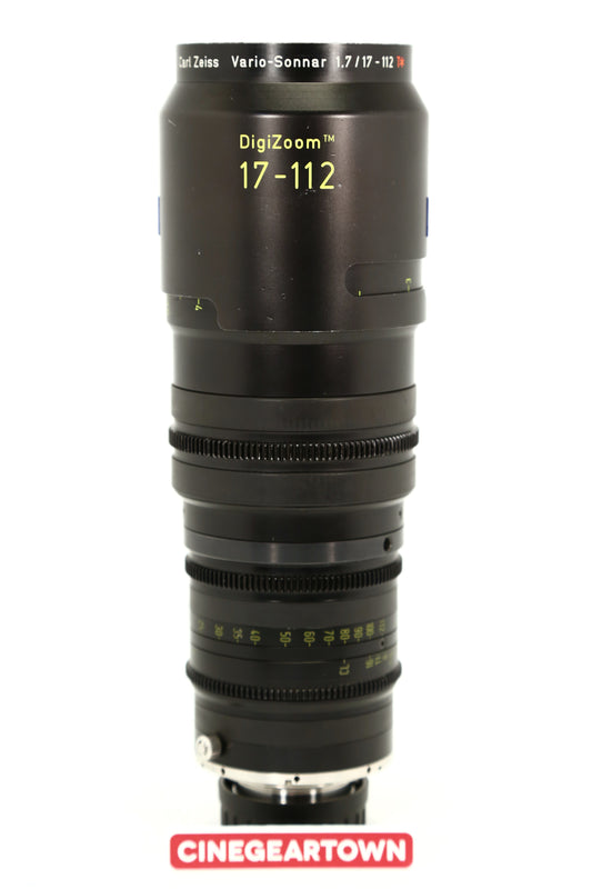 ZEISS DIGIZOOM 17–112mm T1.9 HD LENS – 2/3" B4 MOUNT