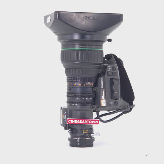 CANON J20ax8B4 IRS ZOOM LENS – 2/3" B4 MOUNT – 20X ZOOM