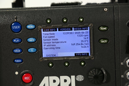 ARRI ALEXA XT CAMERA – 1624 HOURS